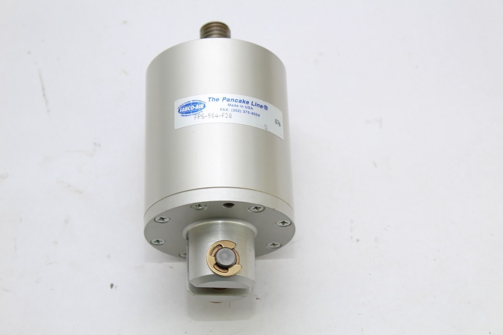 Fabco-Air Pancake line Pneumatic Cylinder FPS-504-F20 *NEW* (F236) 1