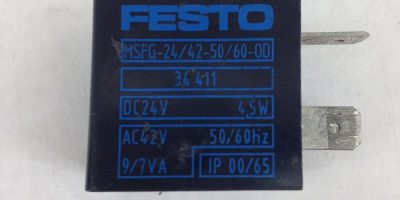 FESTO MSFG-24/42-50/60-OD SOLENOID VALVE COIL (A841) 1