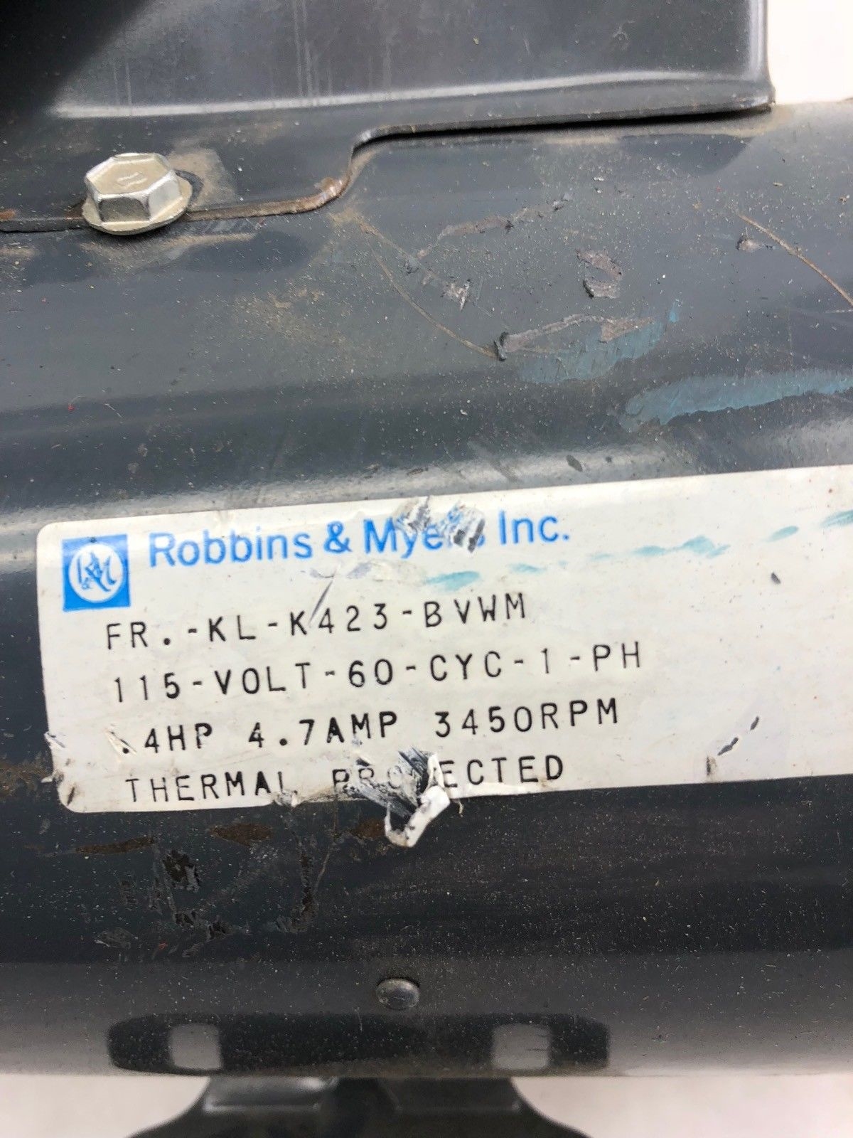 USED ROBBINS & MYERS .4 HP 4
