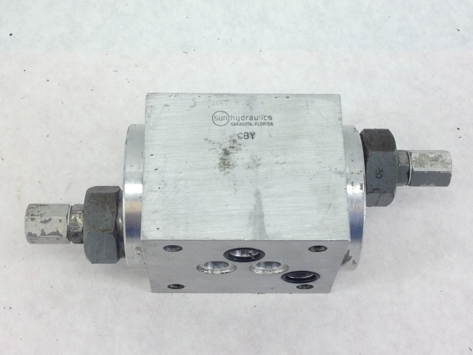 USED SUN HYDRAULICS CBY BLOCK & (2) RPGC DUAL RELIEF VALVES K FAST SHIP!(F239) 1