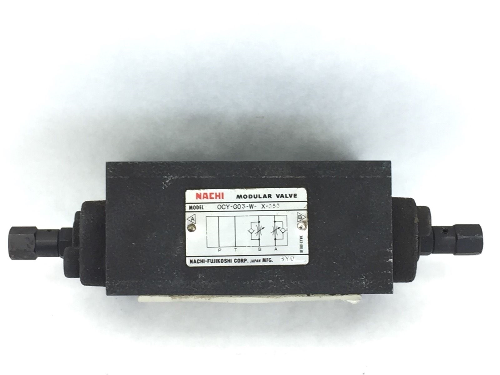 NEW, NO BOX! NACHI OCY-G03-W-X-J50 MODULAR VALVE (B532) 1