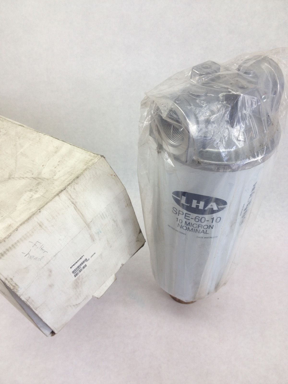 NEW! LHA SP60SAHEP1 IN-LINE FILTER ASSY 10 MICRON NOMINAL 1-1/4 FAST SHIP!(TOL) 1