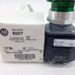 ALLEN BRADLEY 800T-PM16G GREEN LENS ILLUMINATED PUSH BUTTON NEW IN BOX! (H34) 2