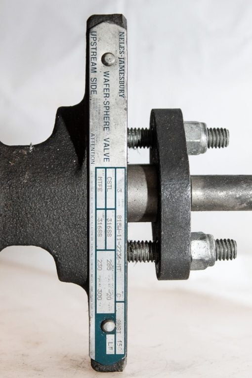 JAMESBURY 815W-11-2236-MT WAFER STYLE SIZE 3 150PSI BUTTERFLY VALVE! (B130) 2