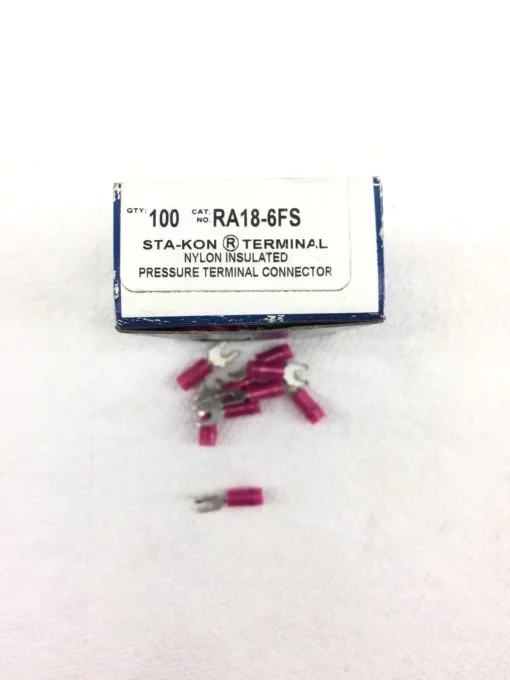 THOMAS&BETTS RA18-6FS PRESSURE TERMINAL CONNECTOR PACK OF 100 (A426) 2