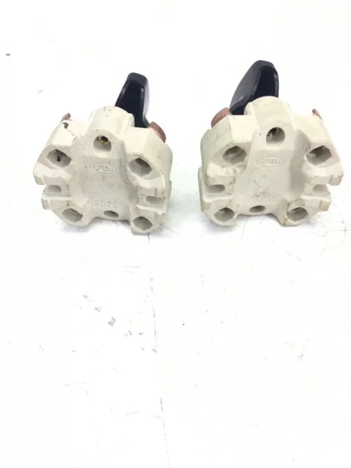 NEW LOT OF 2Â CAW 20755 5310/2 ROTARY SWITCHES, 10 AMP