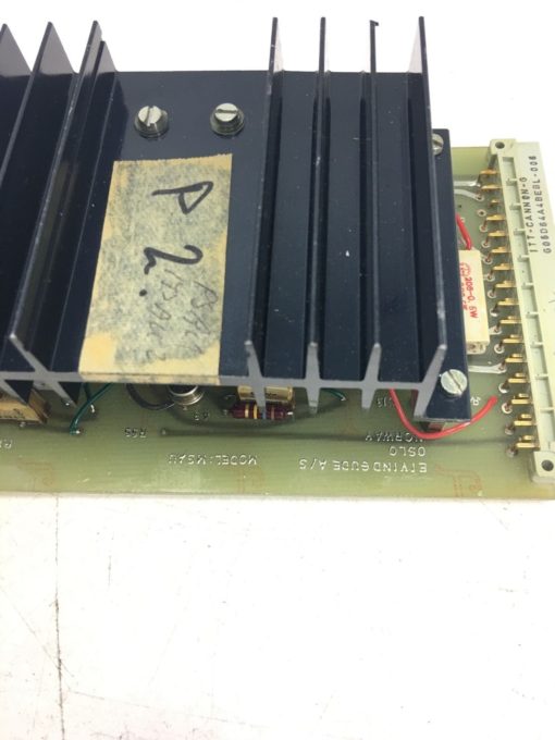USED EIVIND GUDE A/S MODEL MSAU ITT CANNON CONNECTOR PC CARD, CIRCUIT CARD H132 2