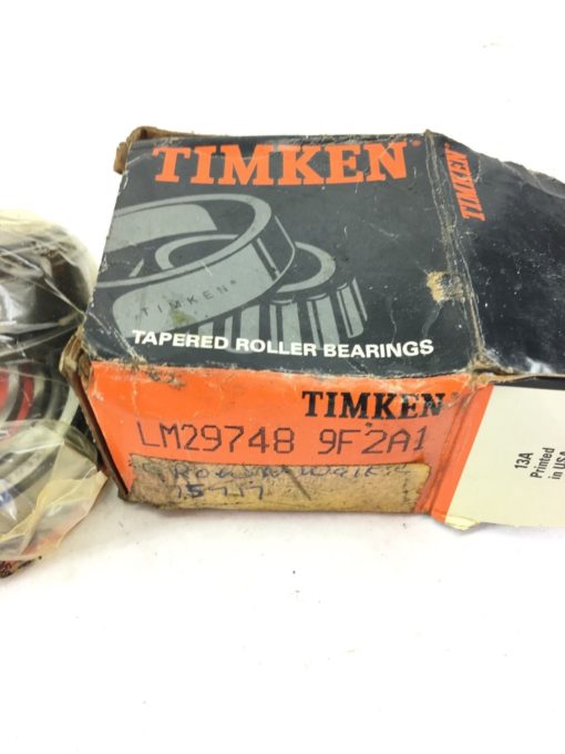 NEWÂ Timken LM29748-902A1Â Tapered Roller Bearing Full Assembly, Cone & Cup, B326 2