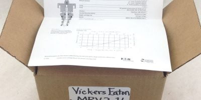 NEW! VICKERS EATON MRV3-16 MANUAL SEMI-DIRECTIONAL CNTRL ROTARY VALVE (B82) 1