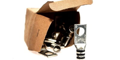 T & B 125N 2/0 CU BLACK DIE 45 1/2TH OPENING COMPRESSION LUG BOX OF 10! (H94) 1