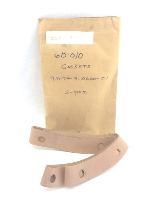 S068-010 VB-10D GASKETS, 910-74-3-0600-01 BOLT CIRCLE: 20”x13-3/16” 2-PK(H343) 3