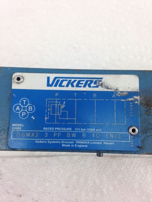 VICKERS DGMX2 3 PP BW B40 EN13 MODULAR VALVE (A197) 2