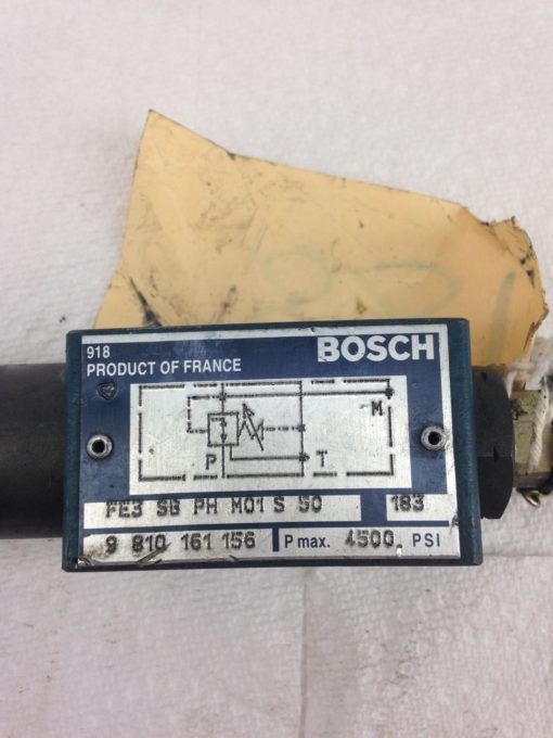 Rexroth Bosch 9 810 161 156 Valve 685 FE3 SB PH M01 S 50 – New No Box (A197) 2