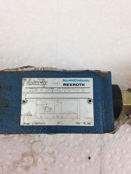 REXROTH ZDR10DP2-44/210YM/12 HIGH PRESSURE REDUCING VALVE FAST SHIPPING (A198) 2