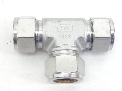 PARKER 835R SS “T” FITTING 3/4” (F1) 2