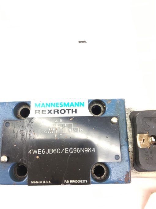 USED GREAT CONDITION Mannesmann Rexroth 4WE6JB60 EG96N9K4 Directional Valve B364 2