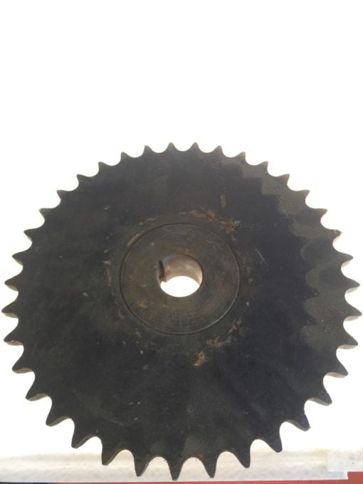 TSUBAKI 60B37F, 1 3/16” BORE Roller Chain Sprocket, KEYWAY, NEW NO BOX, (P5B) 2