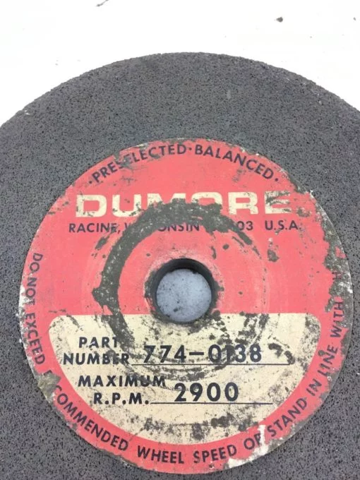 NEW DUNMORE 774-0138 2900 MAX RPM GRINDING WHEEL, FAST SHIPPING! (B364) 2