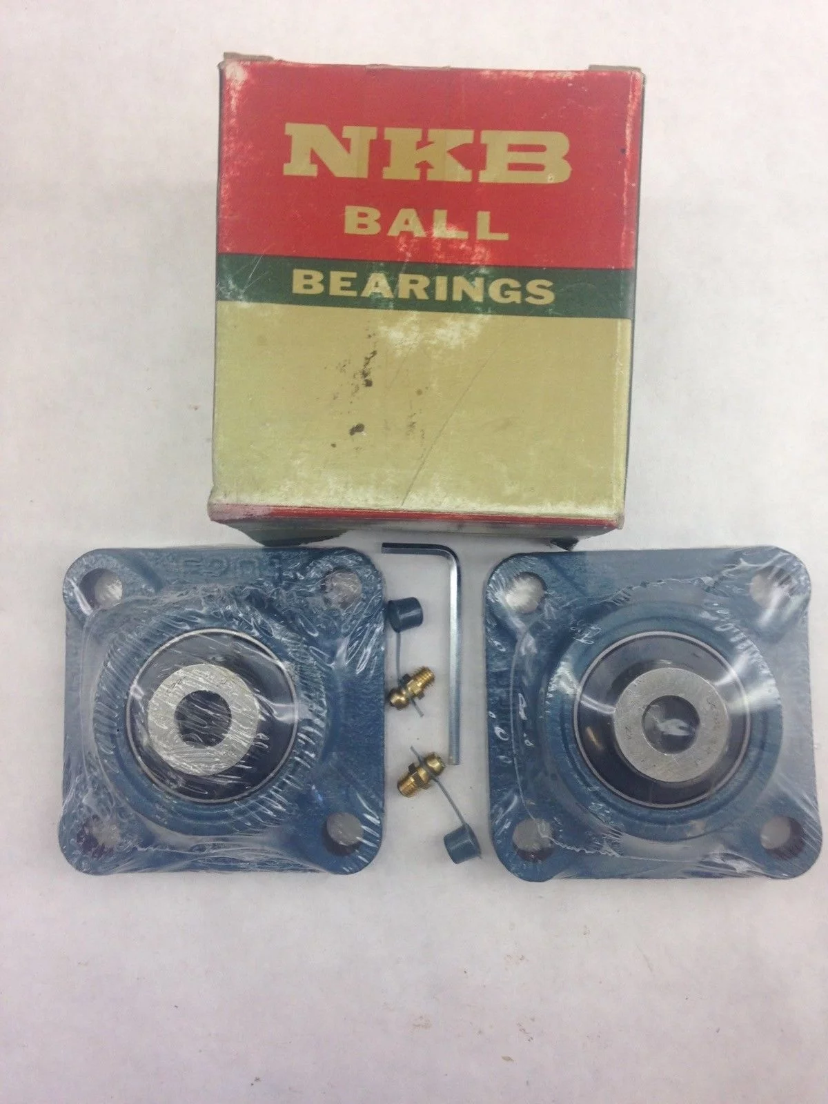 NKB BEARING 201-12 M/M 2 PCS FLANGED BEARING (A845) 1