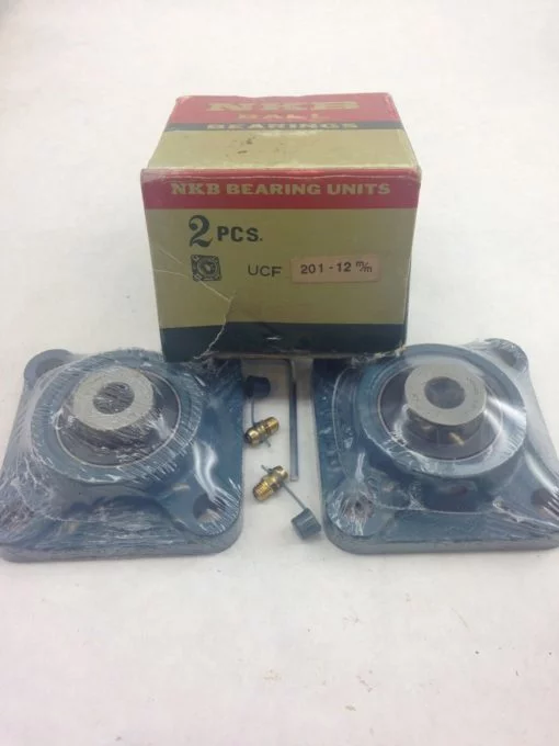NKB BEARING 201-12 M/M 2 PCS FLANGED BEARING (A845) 2