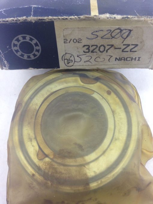 NACHI 3207ZZ DOUBLE ROW BALL BEARING (A848) 2