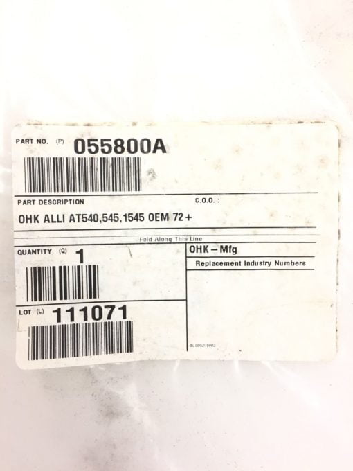 RED EAGLE 055800A REPLACEMENT KIT NEW IN BAG (B71) 2