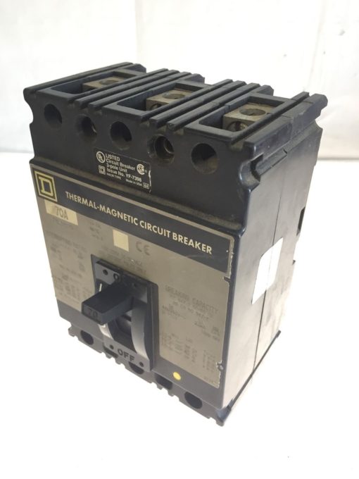 NEW Square D FAL34070 Thermal-Magnetic Circuit Breaker 70A 3-Pole Ser 2, (B183) 1
