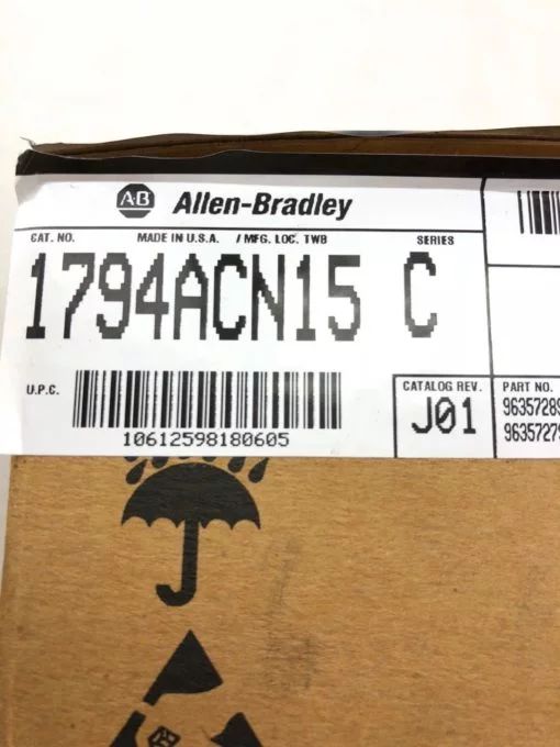 NEW IN BOX ALLEN BRADLEY 1794-ACN15 CONTROLNET FLEX I/O ADAPTER 24V DC (B352) 2