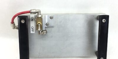 8029M112001 BRASS 2-POS TOGGLE SWITCH PNEUMATIC VALVE ALUMINUM BASE ASSY (H301) 1