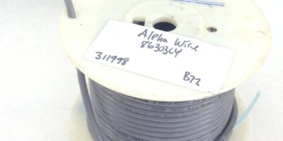 ALPHA WIRE 86303CY Multi-Conductor Cables 22AWG 3C SHIELD 100ft SPOOL NEW (B72) 1