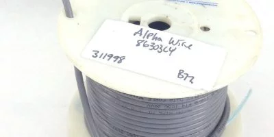 ALPHA WIRE 86303CY Multi-Conductor Cables 22AWG 3C SHIELD 100ft SPOOL NEW (B72) 1