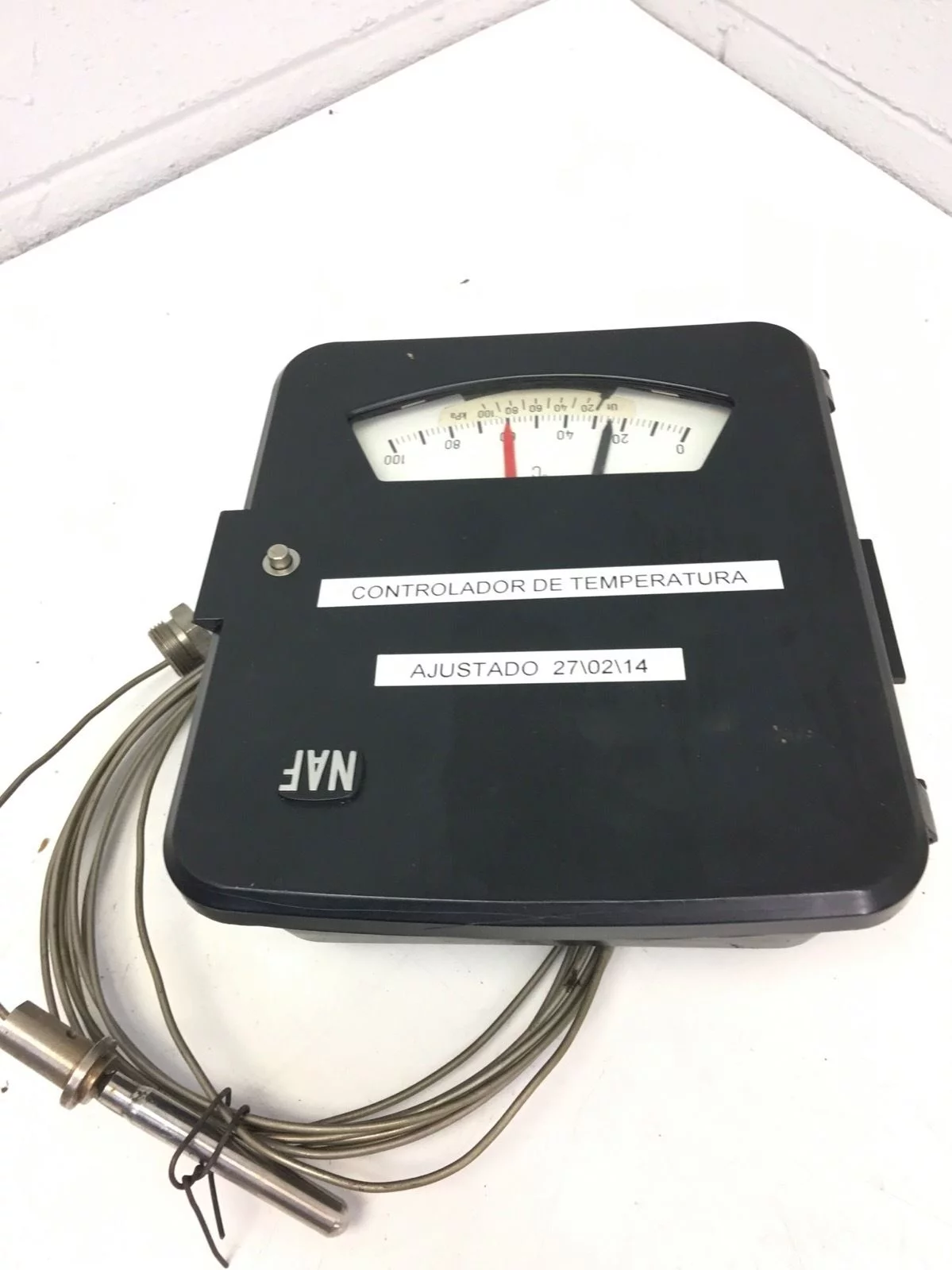 NEW NAF INSTRUMENT TEMPERATURE CONTROLLER 372310/B, 0-100 CELSIUS, (B284) 1