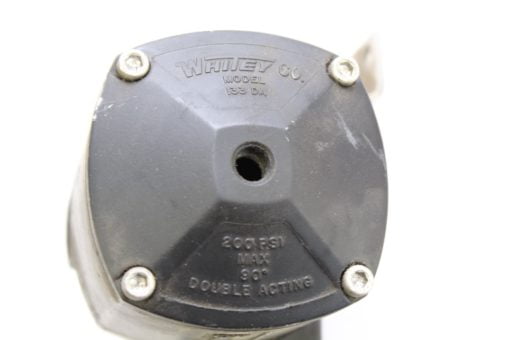 Whitey 133DA Actuator with ball valve CF3M *NEW* (B281) 2
