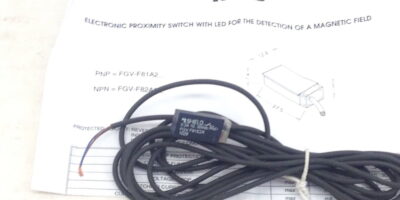 SHIELD FGVF81E2X PROXIMITY SENSOR SWITCH 02A 10~30Vdc 1029 (A843) 1