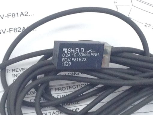 SHIELD FGVF81E2X PROXIMITY SENSOR SWITCH 02A 10~30Vdc 1029 (A843) 2