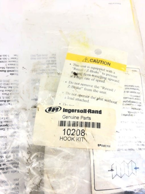 NEW IN BAG INGERSOLL RAND 10208 HOOK KIT, FAST SHIP! (H25) 2