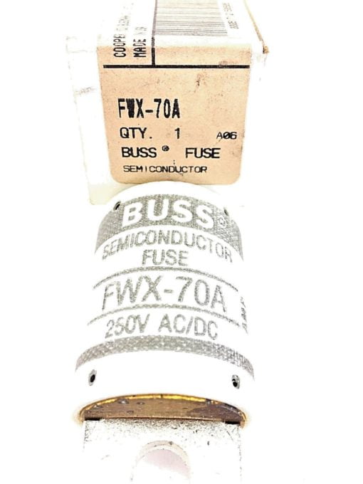 COOPER BUSSMANN FWX-70A SEMI-CONDUCTOR FUSE NEW IN BOX (A432) 2