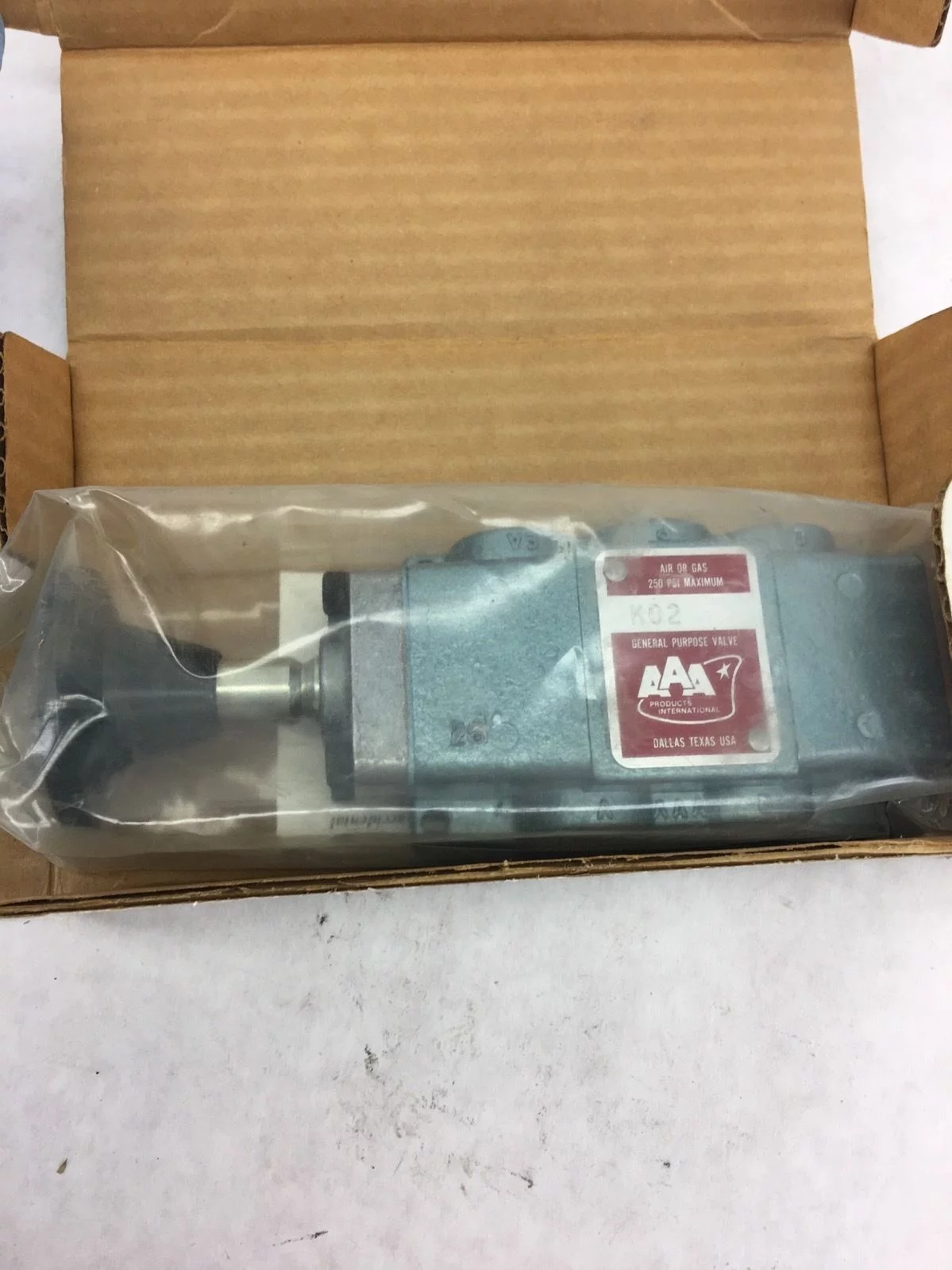 NEW IN BOX AAA PRODUCTS KO2 PLAM BUTTON 2-POSITION SPRING PETURNED, 1/4”SIZE B53 1