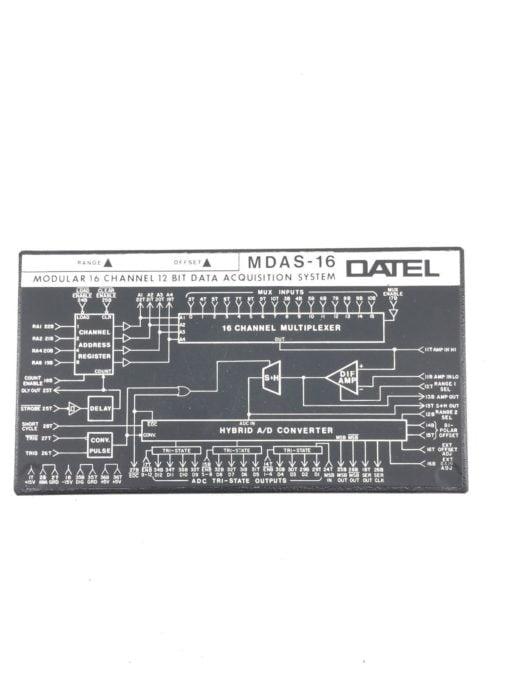 DATEL MDAS-16 16 CHANNEL 12 BIT DATA ACQUISITION SYSTEM (A633) 2