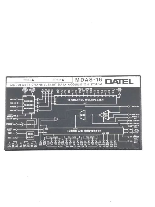 DATEL MDAS-16 16 CHANNEL 12 BIT DATA ACQUISITION SYSTEM (A633) 2