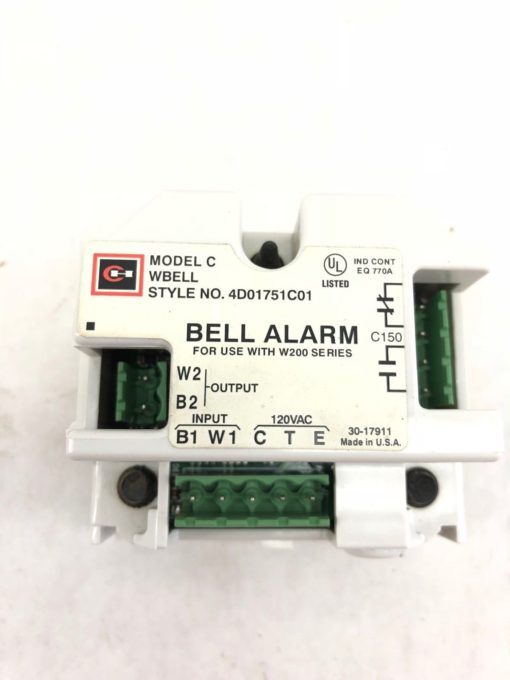 USED EATON CUTLER HAMMER WBELL 4D01751C01 BELL ALARM MODEL C, FAST SHIP! (H64) 2