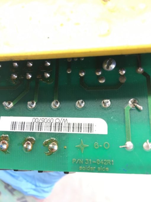 USED GOOD CONDITION 31-042R1 CIRCUIT CARD WITH STEEL COVERING, FAST SHIP! B314 2