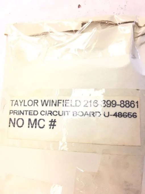 NEW TAYLOR WINFIELD U-48656 PRINTED CIRCUIT BOARD PC CARD, FAST SHIP! B314 2