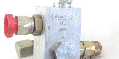 USED SUN HYDRAULIC FEJ RDDALBN CARTRIDGE VALVE & MANIFOLD FAST SHIP!!! (A205) 1