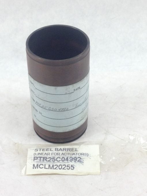 NEW! STEEL CYLINDER BARREL, LINEAR ACTUATORS PTR25C04992 2-11/16” O.D