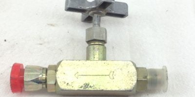 NEW! MANUAL BRASS FLOW CONTROL CHECK VALVE FAST SHIP!!! (HB4) 1
