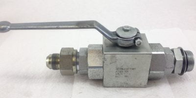NEW! ANCHOR FLUID POWER AE2S#16-11DB BALL VALVE w/ MALE TO MALE COUPLINGS (HB4) 1