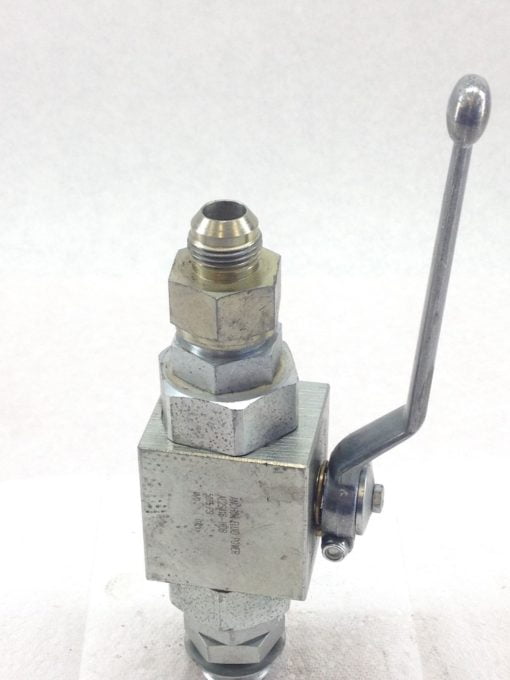 NEW! ANCHOR FLUID POWER AE2S#16-11DB BALL VALVE w/ MALE TO MALE COUPLINGS (HB4) 3