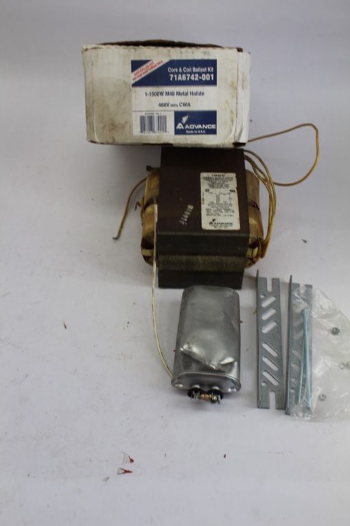 ADVANCED 71A6742-001 CORE & COIL BALLAST KIT *broken aerovox capacit*NEW* (B245) 1