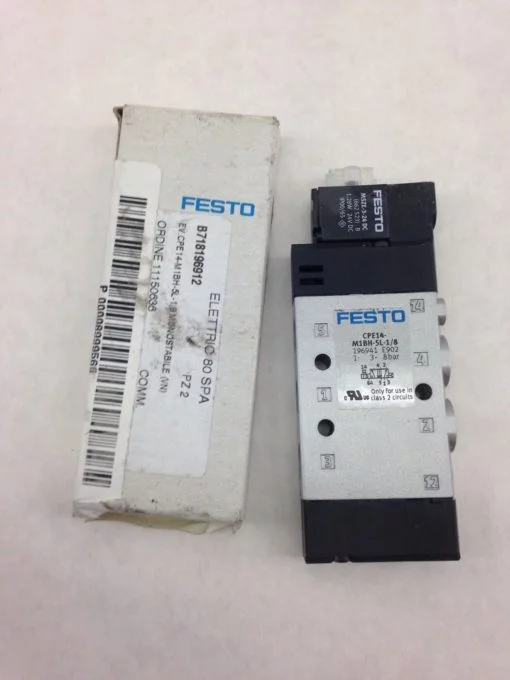 FESTO CPE14-M1BH-5L-1/8 PNEUMATIC CONTROL VALVE (H64) 1